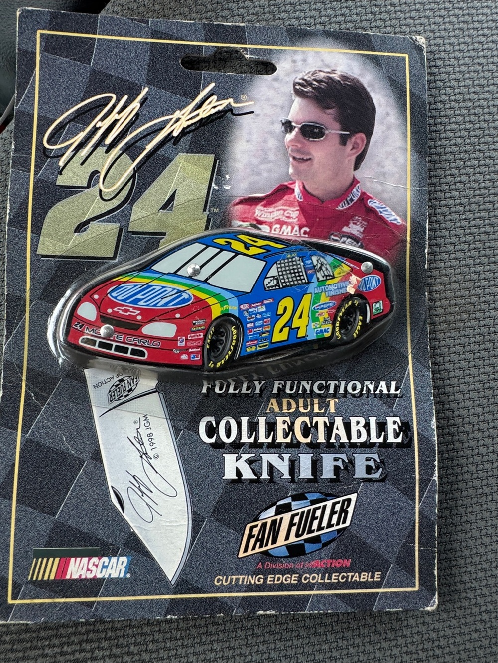 NASCAR No.24 Rainbow Die-Cast Collectible Pocket Knife DC2